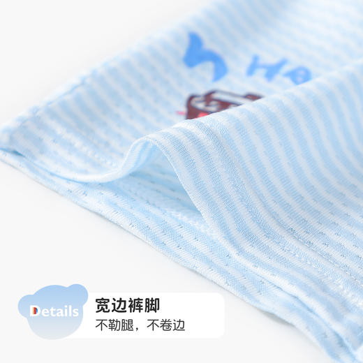 【4条装】【110，150，160】【5A抑菌网眼透气】男童清爽网眼透气内裤精典泰迪 商品图9