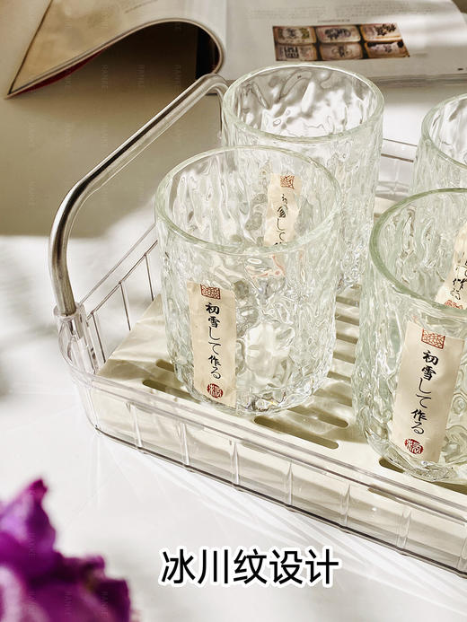 【应季好物】轻奢高硼硅冷水耐冷耐初雪 1壶+6杯套装  透明色 商品图7