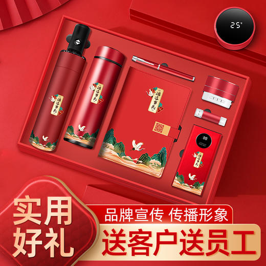 企业商务礼品套装定制logo公司店庆活动送客户创意开业伴手纪念品 下单前先咨询客服 商品图2