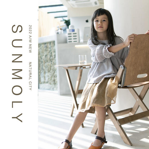 三茉童装/M208/香槟色女童短裙 商品图3