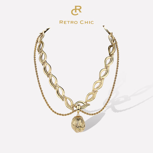 【大英博物馆联名】系列 Retro Chic 荷鲁斯之眼项链套装 商品图0