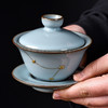 【日用百货】-陶瓷焗钉三才盖碗高档小茶碗 商品缩略图1