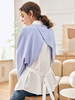 OLrain欧芮儿法式尖领衬衫女春季2023年新款宽松设计感两件套衬衣 商品缩略图2