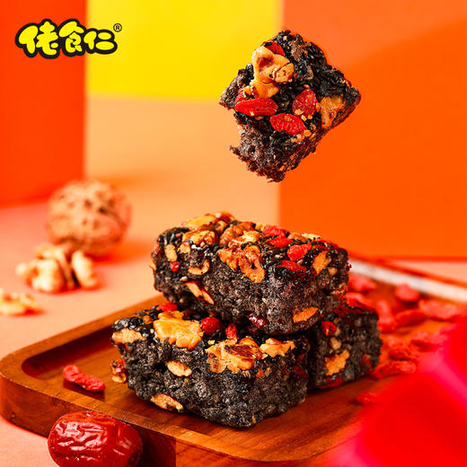 佬食仁八珍阿胶沙琪玛整箱老式手工糕点养颜益血无蔗糖滋补零食230g 商品图0