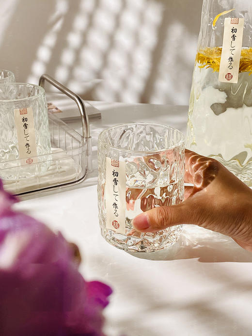 【应季好物】轻奢高硼硅冷水耐冷耐初雪 1壶+6杯套装  透明色 商品图6