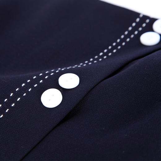 NF8N4斯尔丽瑟俪2023夏季新款设计浅漏肩肩带可脱卸修身显瘦连衣裙 商品图4