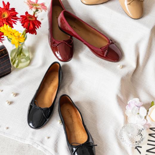 德芙琳Kacey Devlin漆皮平底蛋卷鞋|奢侈羊皮，千元质感，轻盈巨软久穿不累 商品图7