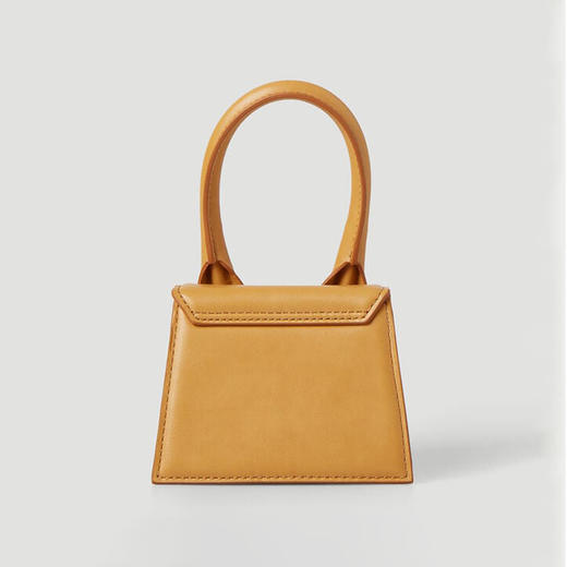 JACQUEMUS 女士姜黄色皮革手提包 213BA01-213-301170 商品图3