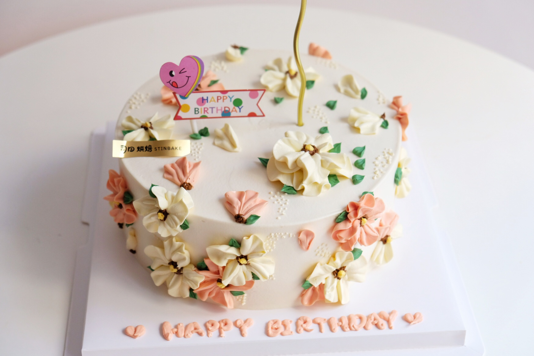 ins风复古裱花蛋糕