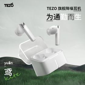 Tezo Kite鸢蓝牙耳机新款2023真线浅入耳式ANC主动降噪通勤播客