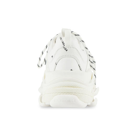 BALENCIAGA 巴黎世家 男士 TRIPLE S ALLOVER LOGO 老爹鞋运动鞋 白色 536737 W2FA1 9010 商品图2
