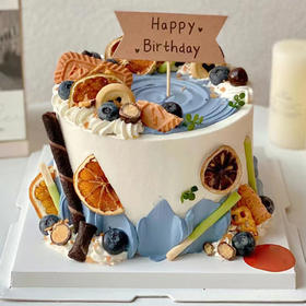 沧海蓝田-水果生日蛋糕