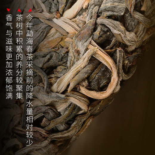 八方茶园 2020年老树班章400克普洱生茶勐海春茶一芽两叶名山纯料 商品图2