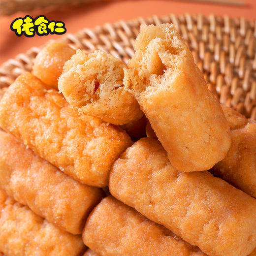 佬食仁一口小油条整箱米果卷宿舍嘴馋零食膨化食品非油炸食品早餐 商品图2
