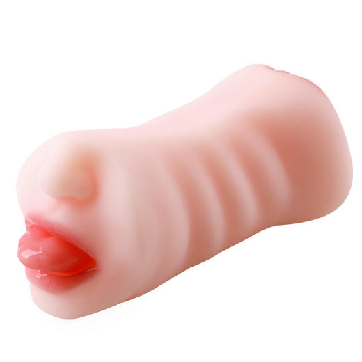 魅爱空间 娇羞萌妹双头名器 双穴手动飞机杯双头动漫情趣倒模性用品单身美女真阴自慰器便携式 商品图3