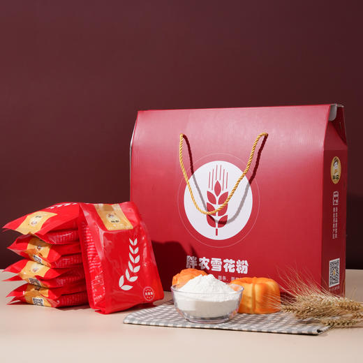 胖农雪花粉礼盒装500g*6袋 适用于饺子/面条/面包等 商品图0