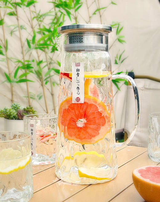【应季好物】轻奢高硼硅冷水耐冷耐初雪 1壶+6杯套装  透明色 商品图2