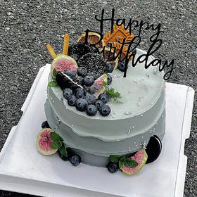蓝莓先森-水果生日蛋糕