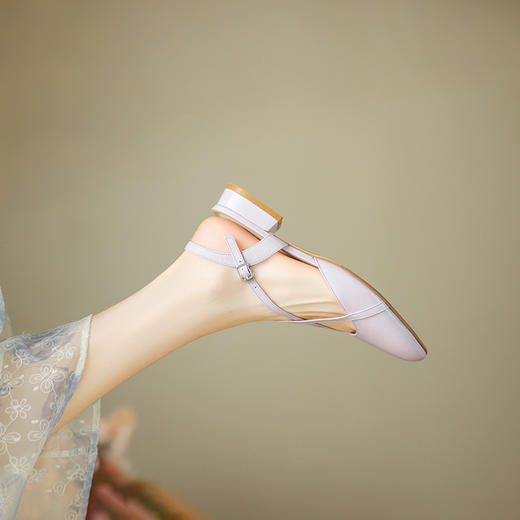 简约舒适，圆头包头爆款玛丽珍凉鞋QQJ-786F 商品图6