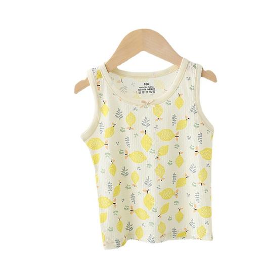 【捡漏价39元/3件】新款女宝甜美背心上衣，A类纯棉，0甲醛0荧光0硅油，无骨缝制，多种款式可选，舒适又凉快，男童网眼工字背心，儿童棉可爱打底衫A类sh 商品图4