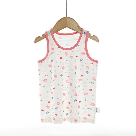 【39元/2件】春夏新款儿童背心，亲肤透气，柔软舒适，女童打底内穿，薄背心，棉男童工字背心，四季可穿-QQ 商品图7
