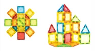 【六一玩具】小彩窗磁力片46PCSX2801 商品图0