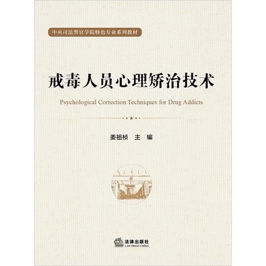 戒毒人员心理矫治技术  姜祖桢主编   商品图1