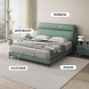 喜梦宝科技布床现代简约布艺床卧室家具北欧主卧软包床猫抓皮 商品缩略图4