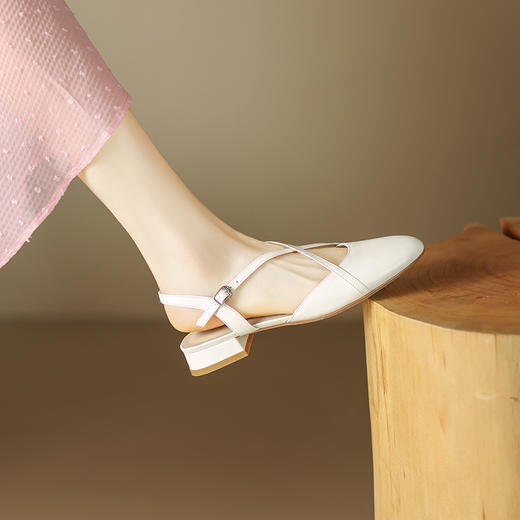 简约舒适，圆头包头爆款玛丽珍凉鞋QQJ-786F 商品图11