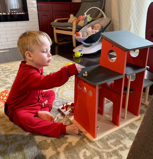 PT儿童搭建VIP停车场&消防站 商品图8