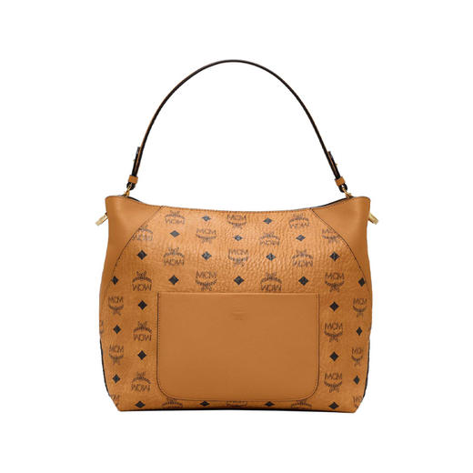 MCM 女士棕色皮革手提包 MWHAAKM02CO001 商品图2