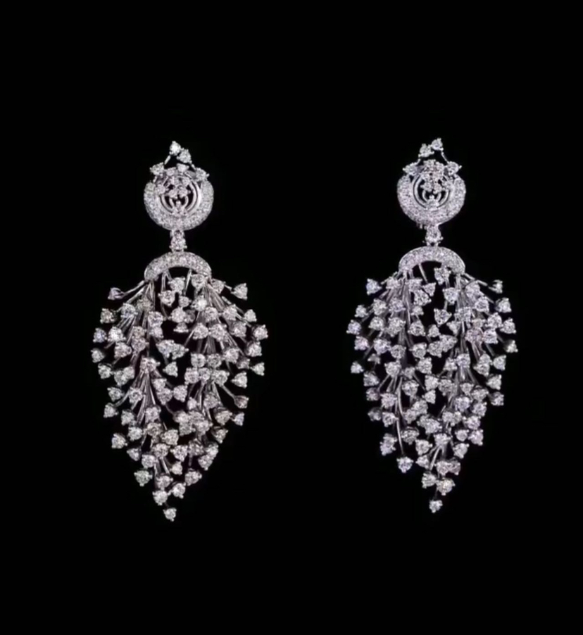 「星夜」钻石耳环