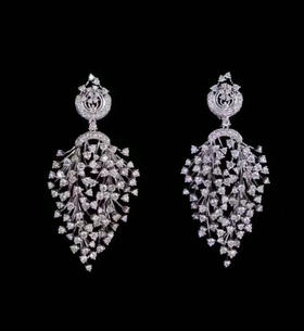 「星夜」钻石耳环