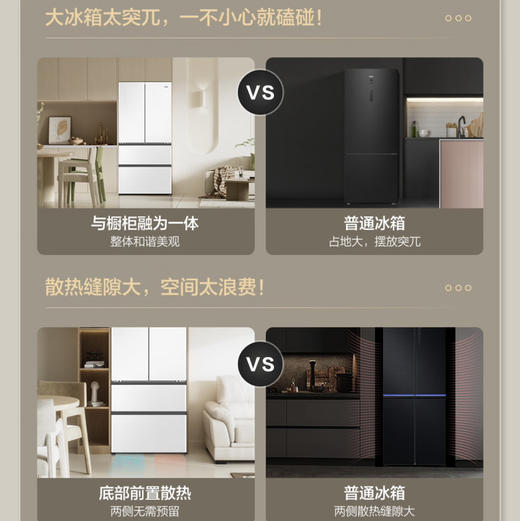 海尔（Haier）冰箱 BCD-460WGHFD4DW9U1 商品图6