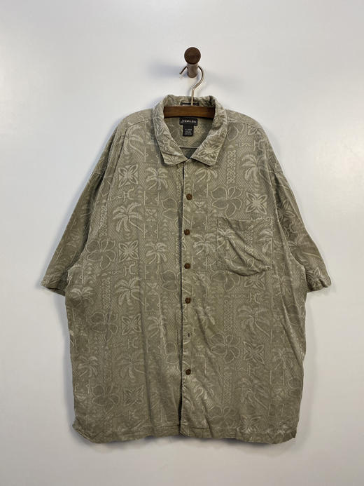Y2K Vintage ST. JOHN’S BAY 100% 全丝绸 夏威夷衬衫_HWIS(XL) 商品图1