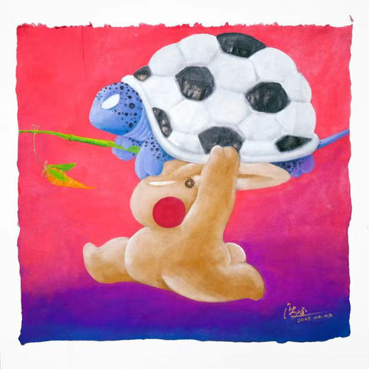 沈延 《龟兔赛跑：双赢》原作 商品图0