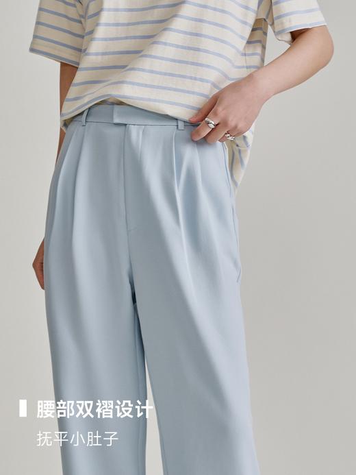 大长腿裤5.0 褶裥直筒阔腿裤（三色）FB4377236 商品图8