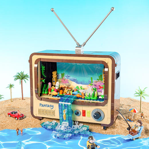 【音乐广播专属正版拼奇】儿童节专属福利，收藏级拼奇铁臂阿童木，市场缺货版小王子唯一的玫瑰，拼奇复古电视机复古风品味。专注力好奇心成就感满满～大人孩子都喜欢 商品图8