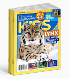 National Geographic Kids【2024年6月起订】美国国家地理杂志(儿童版) 8-14岁科普期刊 1年共10期