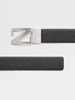 【预定款】Zegna 杰尼亚 黑色鹿皮配皮革双面皮带 宽3.3cm 90-120cm长度可选 LHCRY-B031AZ-NER 商品缩略图2