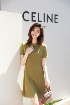 火桐hooton28姆米重绉修身真丝连衣裙YT2053