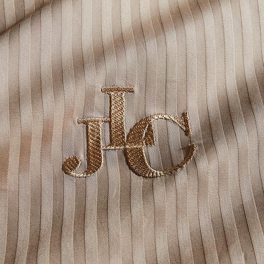 佳丽斯100S贡缎床上四件套轻奢高级感纯棉全棉被套长绒棉床笠光影空间 商品图11