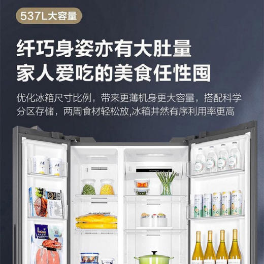 海尔（Haier）冰箱 BCD-537WGHSSE5A1 商品图5