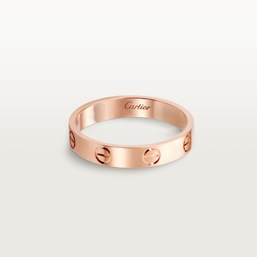 【预定款】 CARTIER 卡地亚 LOVE 宽3.6 毫米 18K玫瑰金 结婚对戒 B4085200 商品图0