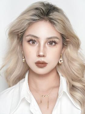 E-lensstyle 美瞳半年抛 撒哈拉之眼棕 直径14.5mm着色13.8mm