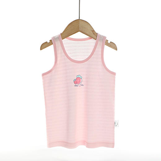 【39元/2件】春夏新款儿童背心，亲肤透气，柔软舒适，女童打底内穿，薄背心，棉男童工字背心，四季可穿-QQ 商品图10