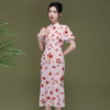 OY-230177新款中国风荷叶袖鱼尾改良旗袍连衣裙230177 商品缩略图6