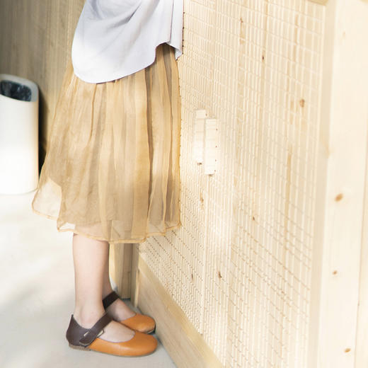 三茉童装/M208/香槟色女童短裙 商品图0