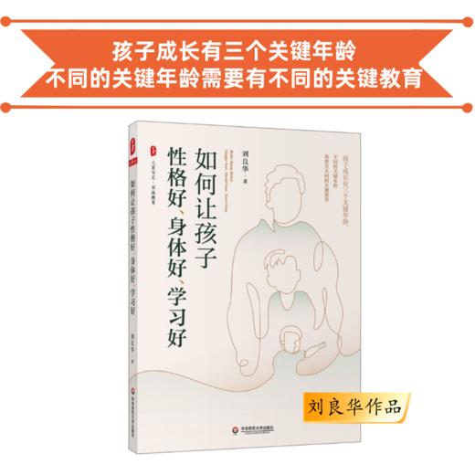 如何让孩子性格好 身体好 学习好 大夏书系 孩子成长三个关键年龄段的关键教育 商品图0