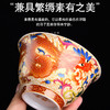 【日用百货】-陶瓷珐琅彩盖碗茶杯家用大号三才泡茶碗 商品缩略图1
